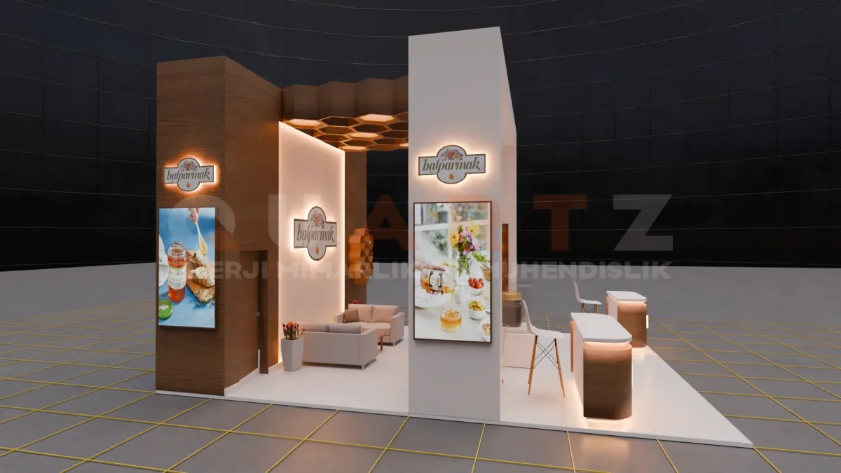 Foodist İstanbul fuarı için profesyonel stand tasarımı ve uygulaması